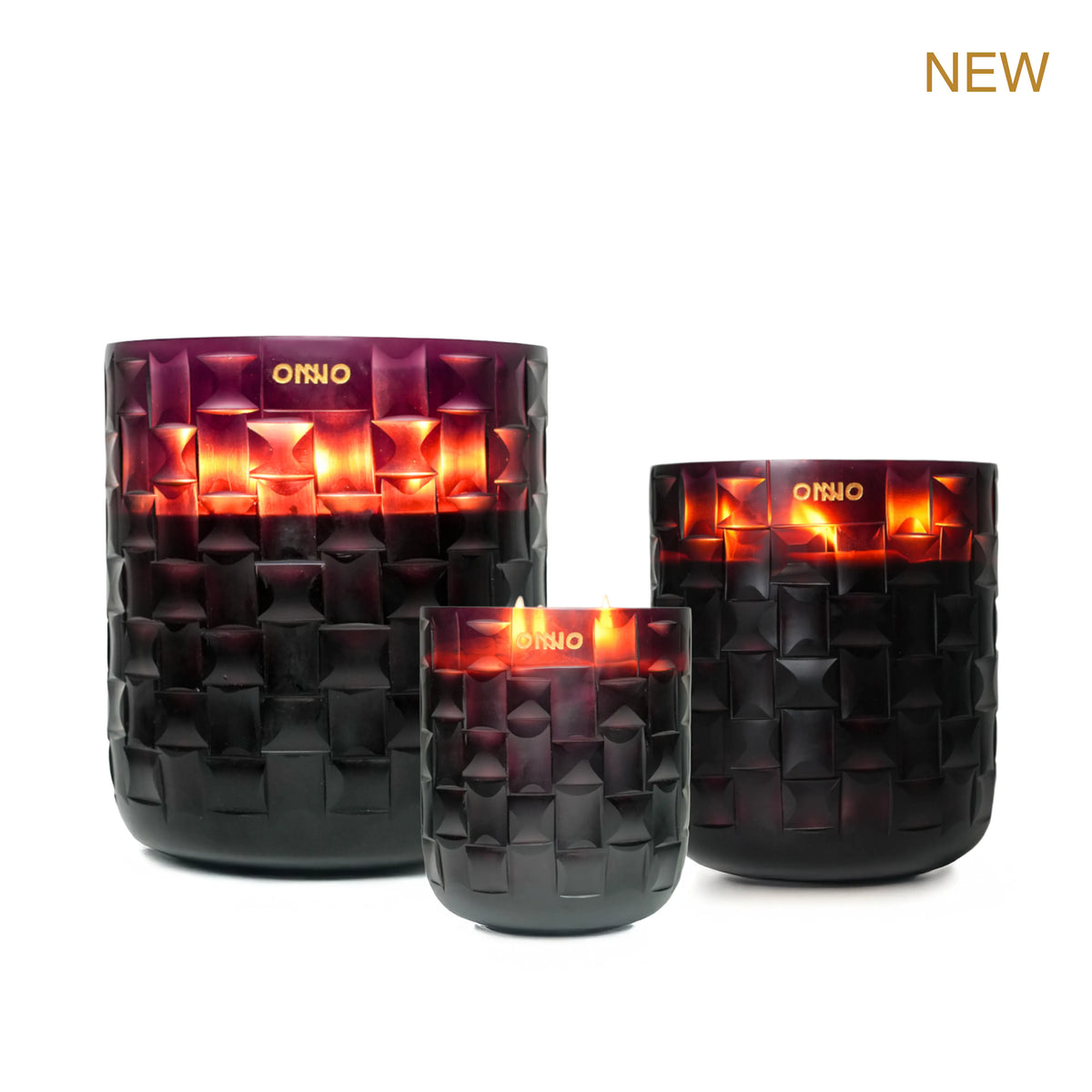 Onno Chess Burgundy Candle (Extra Large)