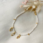 Sophie Deschamps Bijoux - Bracelet Louba labradorite blanche et tourmalines