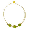 Sophie Deschamps Bijoux - BRACELET IMPERIAL , tourmalines serties plaqué or ( BHO6)