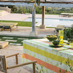 Le Jacquard Francais Tablecloth Bal De Papillon Yellow (69" x 69")